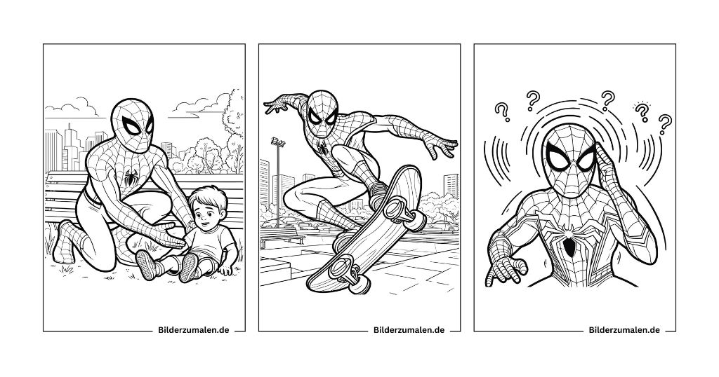 Spiderman Ausmalbilder